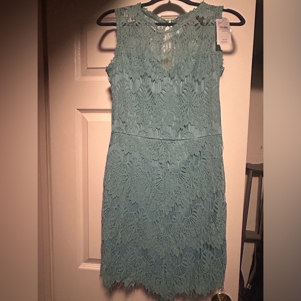 Day Trip Cocktail Dress Turquoise Small